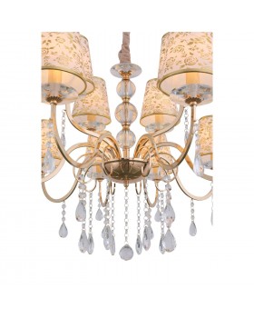 SL176.203.12 Люстра подвесная ST-Luce Золото, Прозрачный/Бежевый, Золото E14 12*40W AUMENTATO-foto10