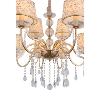 SL176.203.12 Люстра подвесная ST-Luce Золото, Прозрачный/Бежевый, Золото E14 12*40W AUMENTATO-foto10