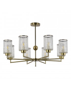 SLE1046-302-08 Люстра потолочная Бронза/Прозрачный E27 8*60W VESTRE-foto2