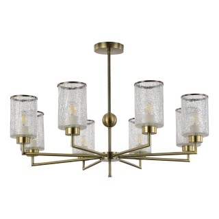 SLE1046-302-08 Люстра потолочная Бронза/Прозрачный E27 8*60W VESTRE-foto2