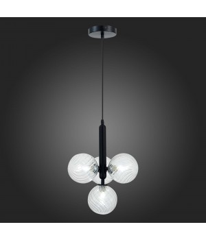 SLE220343-04 Люстра подвесная Черный/Прозрачный G9 4*5W Salerno-foto5