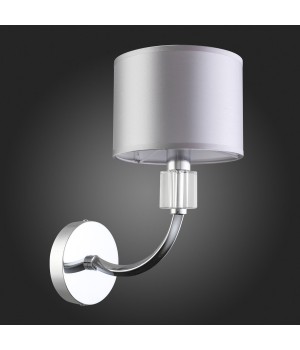 SLE107201-01 Светильник настенный Хром/Светло-серый E14 1*40W SNERE-foto8