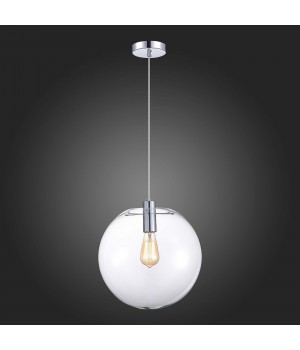 SL1056.133.01 Подвес ST-Luce Хром/Прозрачный E27 1*60W NOOR-foto2
