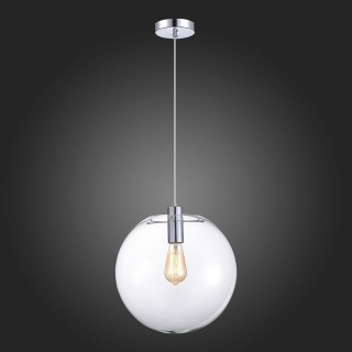 SL1056.133.01 Подвес ST-Luce Хром/Прозрачный E27 1*60W NOOR-foto2