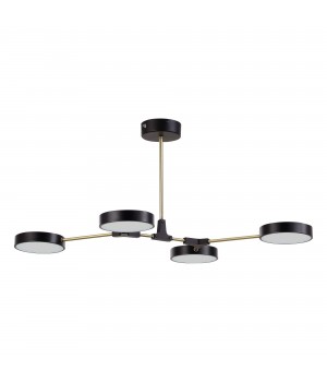 SLE6004-402-04 Светильник потолочный Черный/Черный LED 4*10W MONTA-foto4