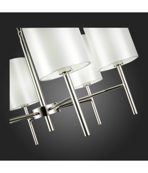 SLE107303-06 Светильник подвесной Никель/Белый E14 6*40W NOIA-foto9