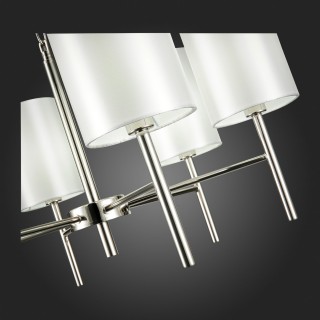 SLE107303-06 Светильник подвесной Никель/Белый E14 6*40W NOIA-foto9