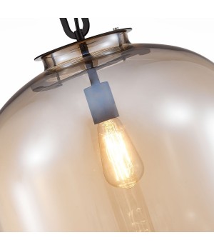 SL1050.423.01 Светильник подвесной ST-Luce Черный/Коньячный E27 1*40W BURASCA-foto10