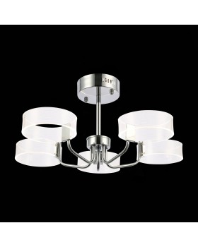 SLE283102-05 Люстра потолочная Хром/Белый LED 5*8W 3000K SOLLA-foto4