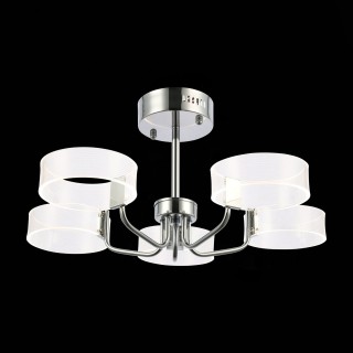 SLE283102-05 Люстра потолочная Хром/Белый LED 5*8W 3000K SOLLA-foto4