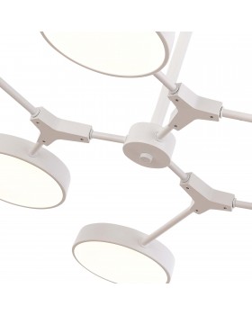 SLE6003-502-06 Светильник потолочный Белый/Белый LED 6*10W MONTA-foto5