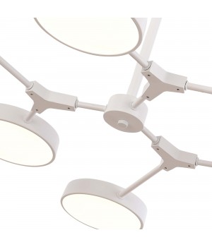 SLE6003-502-06 Светильник потолочный Белый/Белый LED 6*10W MONTA-foto5