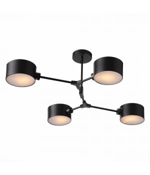 SLE183402-04 Люстра потолочная Черный/Черный E14 4*60W GIMENTO-foto11