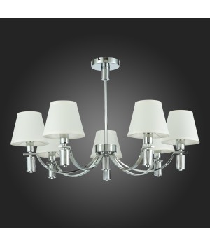 SLE111303-07 Люстра подвесная Хром/Белый E14 7*40W MONZA-foto8