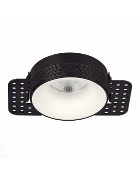 ST218.458.01 Св-к встр. Черный GU10 1*50W IP20 D85xH30 165-265V Без ламп Встраиваемые светильники-foto2