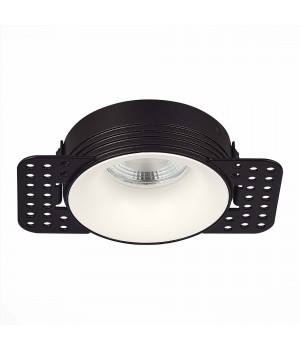 ST218.458.01 Св-к встр. Черный GU10 1*50W IP20 D85xH30 165-265V Без ламп Встраиваемые светильники-foto2