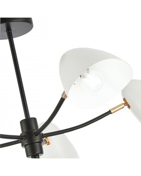 SLE103602-05 Люстра потолочная Черный, Золотой/Белый E14 5*40W SATTA-foto11