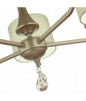 SLE107703-05 Люстра подвесная Шампань/Светло-бежевый E14 5*40W ELIDA-foto11