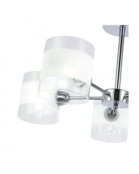 SLE102802-05 Люстра потолочная Хром/Прозрачный, Белый E14 5*40W MIENTO-foto3