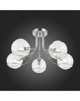 SLE102502-05 Люстра потолочная Хром/Прозрачный E14 5*40W BACA-foto7