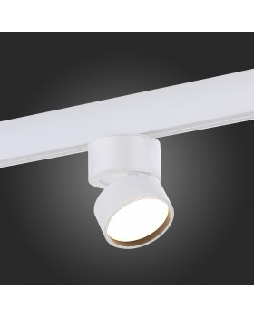ST809.536.09 Магнитный трековый светильник Белый LED 1*9W 3000K 550Lm Ra>90 120° IP20 D85xH126 48VV SKYLINE 48-foto5