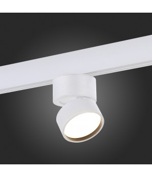 ST809.536.09 Магнитный трековый светильник Белый LED 1*9W 3000K 550Lm Ra>90 120° IP20 D85xH126 48VV SKYLINE 48-foto5