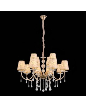 SL176.203.12 Люстра подвесная ST-Luce Золото, Прозрачный/Бежевый, Золото E14 12*40W AUMENTATO-foto9