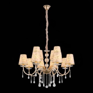 SL176.203.12 Люстра подвесная ST-Luce Золото, Прозрачный/Бежевый, Золото E14 12*40W AUMENTATO-foto9