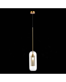 SL1048.303.01 Подвес ST-Luce Латунь/Прозрачный E14 1*40W GERRIT-foto4