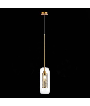 SL1048.303.01 Подвес ST-Luce Латунь/Прозрачный E14 1*40W GERRIT-foto4