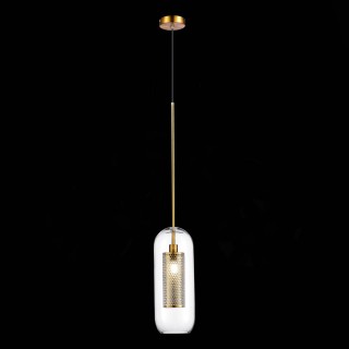 SL1048.303.01 Подвес ST-Luce Латунь/Прозрачный E14 1*40W GERRIT-foto4