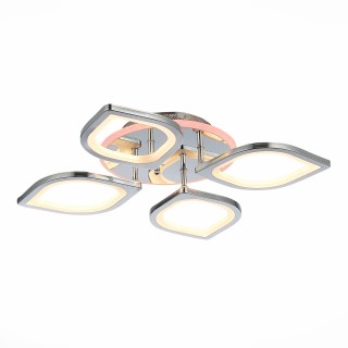 SLE501012-04RGB Светильник потолочный Хром/Белый LED 1*80W RGB 7W 3000-6000K RITA-foto2