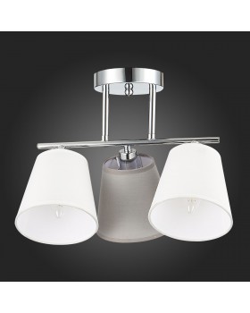 SLE300402-03 Люстра потолочная хром/белый, серый E14 3*40W PRATO-foto8