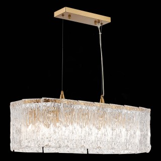 SLE283203-10 Люстра подвесная Золотистый/Прозрачный E27 10*40W RIDA-foto6