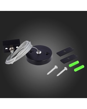 ST030.409.22 Тросовый подвес для трехфазного шинопровода ST-Luce Черный Трехфазная трековая система-foto3