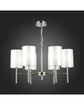 SLE107303-06 Светильник подвесной Никель/Белый E14 6*40W NOIA-foto7