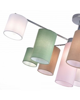 SLE300602-11 Люстра потолочная Хром/Белый, Бежевый, Зеленый E14 11*40W ESSENZA-foto3