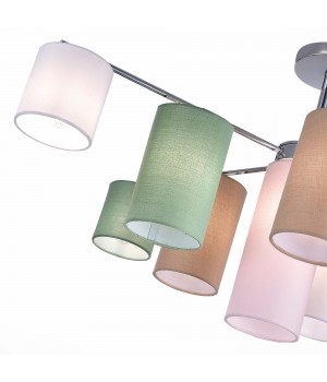 SLE300602-11 Люстра потолочная Хром/Белый, Бежевый, Зеленый E14 11*40W ESSENZA-foto3