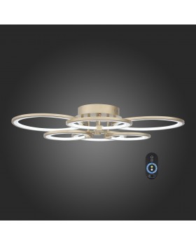 SL867.202.06 Люстра потолочная ST-Luce Золотистый/Белый LED 1*85W 3000K-6000K TWIDDLE DIMMER-foto5