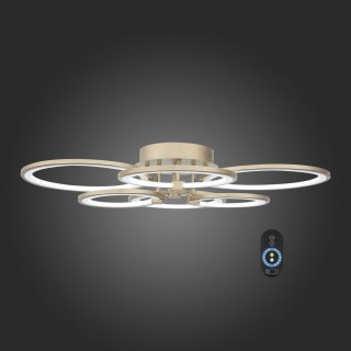 SL867.202.06 Люстра потолочная ST-Luce Золотистый/Белый LED 1*85W 3000K-6000K TWIDDLE DIMMER-foto5