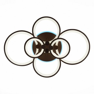 SLE200372-06RGB Светильник потолочный Кофейный/Белый LED 1*168W RGB 8W 3000-6000K LETO-foto5