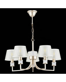 SLE107503-05 Люстра подвесная Золотистый/Шампань E14 5*40W MANILA-foto5