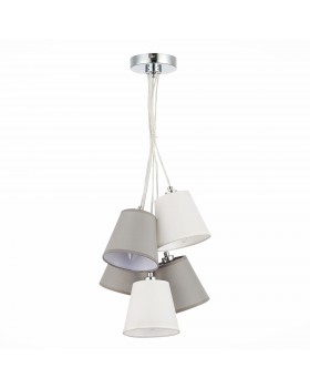 SLE300403-05 Светильник подвесной хром/белый, серый E14 5*40W PRATO-foto2