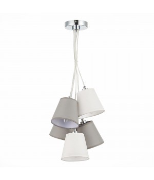 SLE300403-05 Светильник подвесной хром/белый, серый E14 5*40W PRATO-foto2