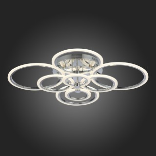 SLE500512-08 Светильник потолочный Хром/Белый LED 1*212W 3000-6000K CERINA-foto8