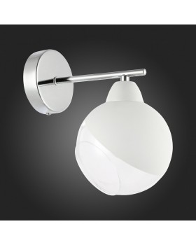 SLE102701-01 Бра Хром/Прозрачный, Матовый никель E14 1*40W GIORTE-foto6