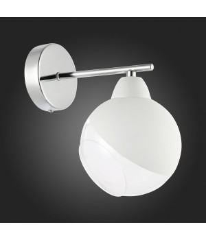 SLE102701-01 Бра Хром/Прозрачный, Матовый никель E14 1*40W GIORTE-foto6