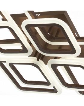 SLE200472-08 Светильник потолочный Кофейный/Белый LED 1*176W 3000-6000K QUTRO-foto5