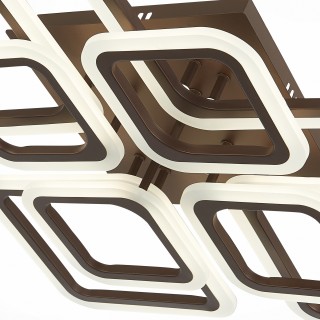 SLE200472-08 Светильник потолочный Кофейный/Белый LED 1*176W 3000-6000K QUTRO-foto5