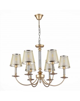 SLE1115-203-06 Люстра подвесная розовое золото/Розовое золото E14 6*60W VINCI-foto2